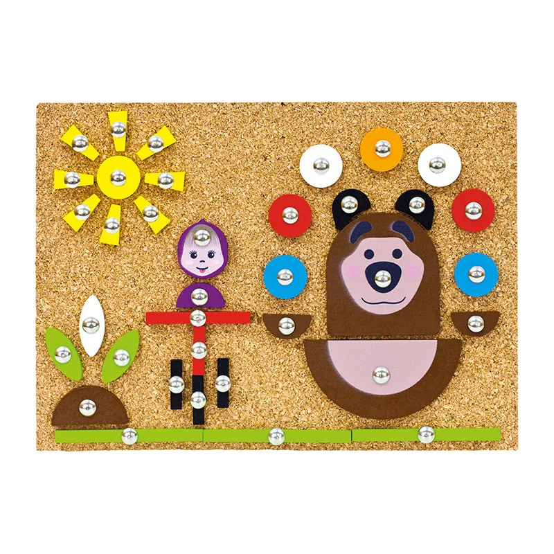 Jeu de clous Masha & Michka 206pcs - 36m+-8