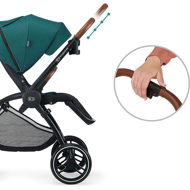 Duo Poussette + Nacelle Evolution Cocoon Vert - 0m+-6