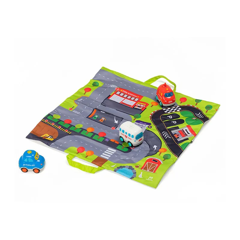 Tapis de jeu Circuit + 3 Voitures - 12m+-0