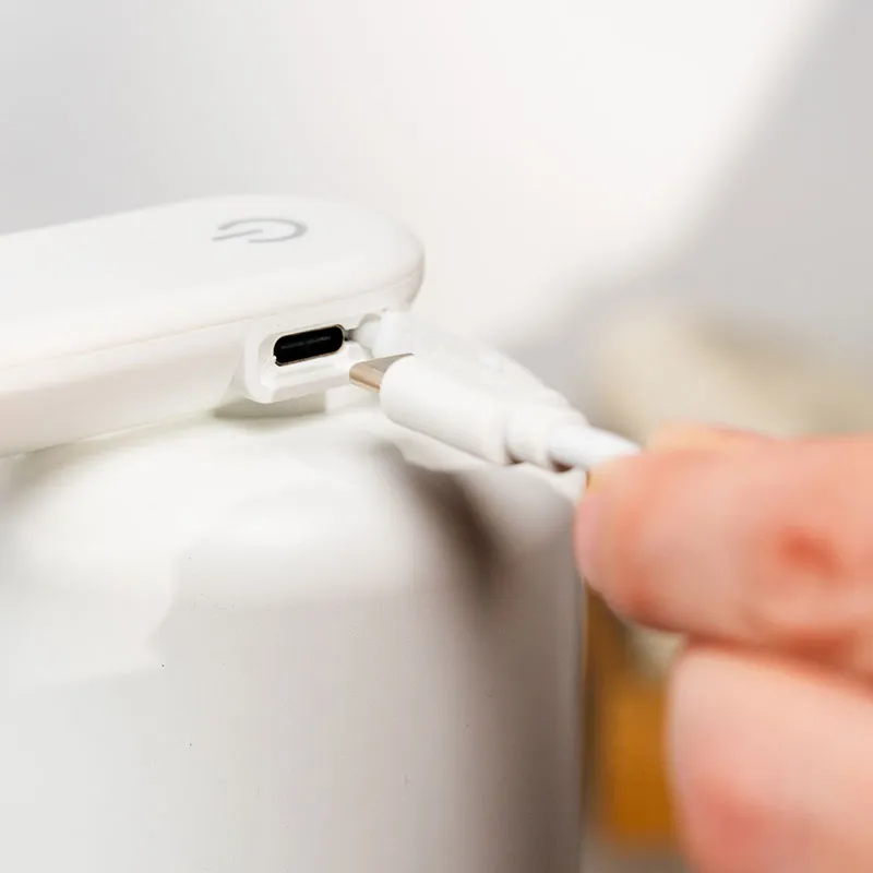 Distributeur Automatique Rechargeable de Savon liquide - 11x21,5x6,5cm-2