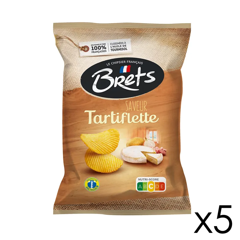 5 paquets de Chips Bret's Tartiflette - 125g-0