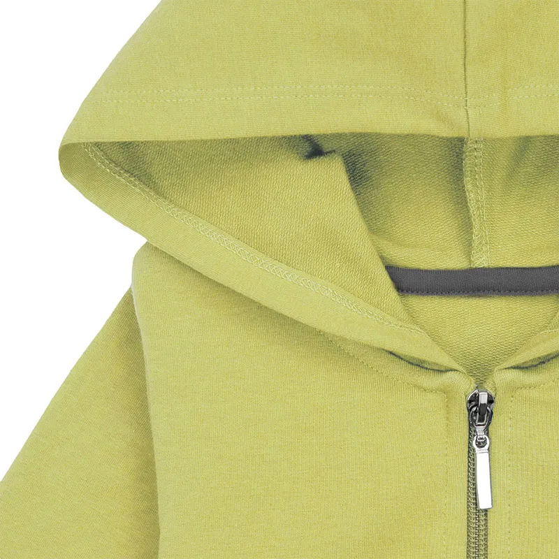 Veste zippée garçon Basic - Citron vert-2