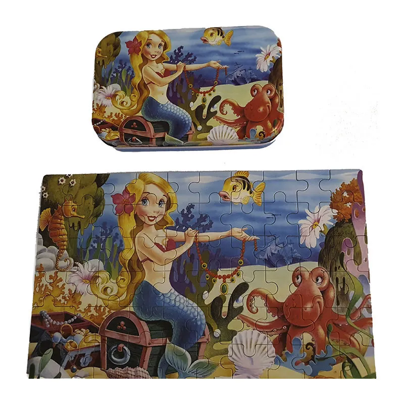 Puzzle-conte La petite Sirène 60pcs - 36m+-0