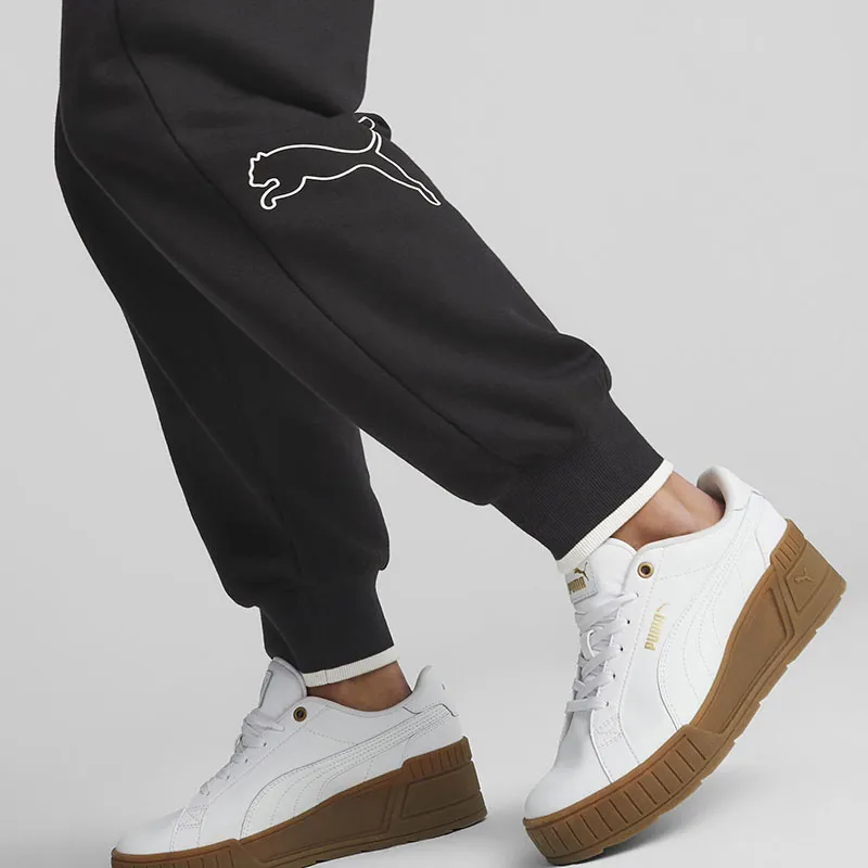 Jogging Femme Power Colorblock taille haute - Noir - PUMA-5