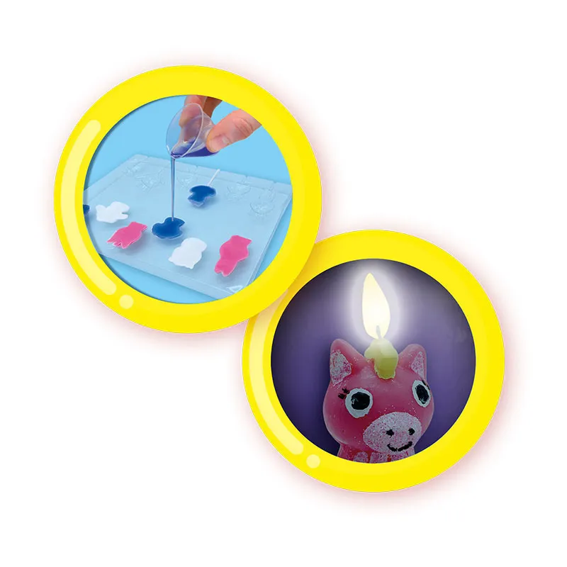 Kit créa. Bougies Petits animaux - 5+-4