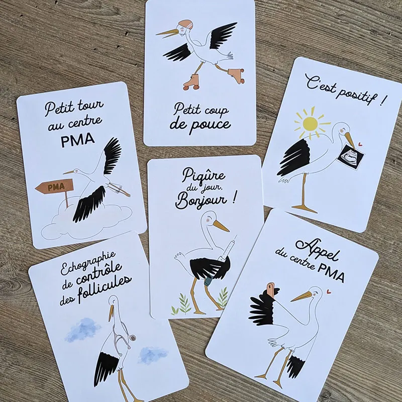 Cartes étapes PMA - FIV ou insémination - Cigogne-0