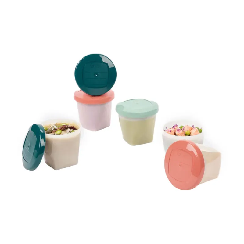 Robot culinaire Verre Nutribaby Glass + 6 Babybols - Green Forest-1