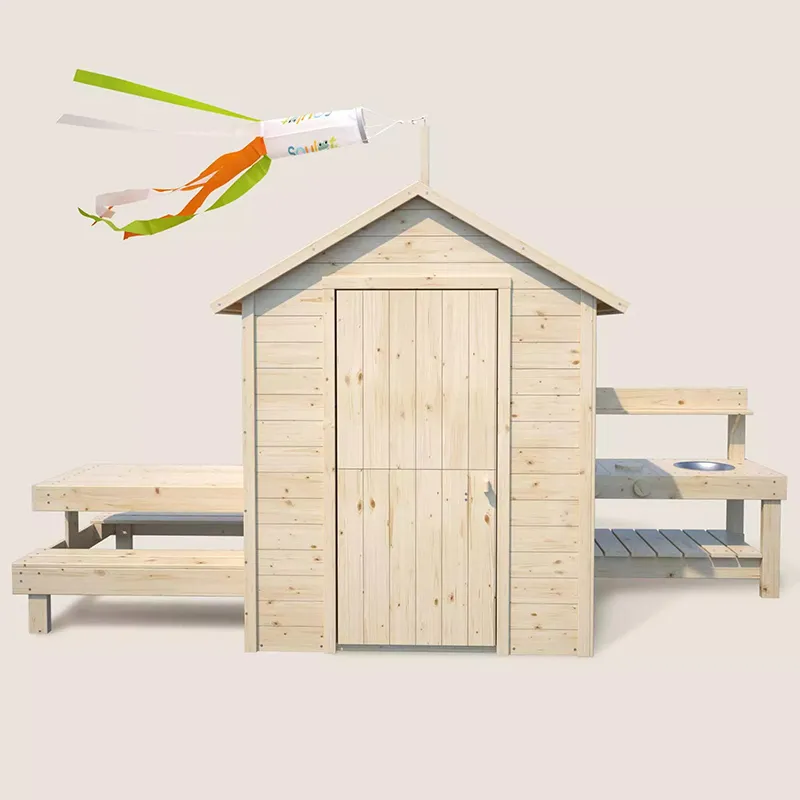 Maisonnette + table + mini cuisine Blanche - 36m+-7