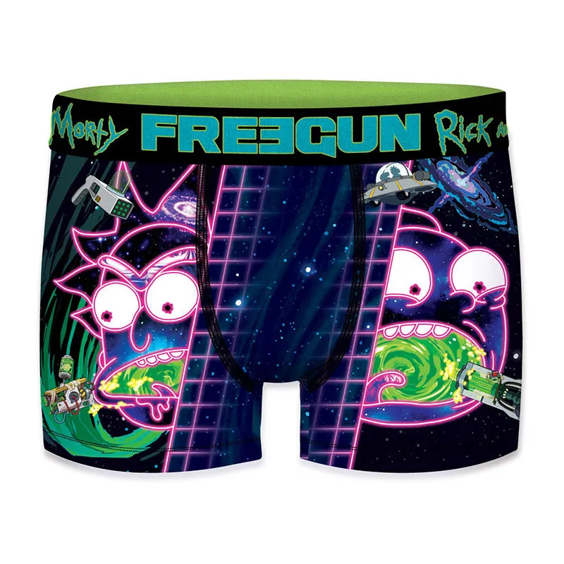 4 Boxers Homme Rick and Morty - Vert-3