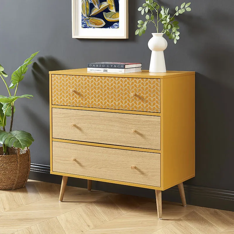 Commode Capucine Ocre - 78x39.5x80cm-4