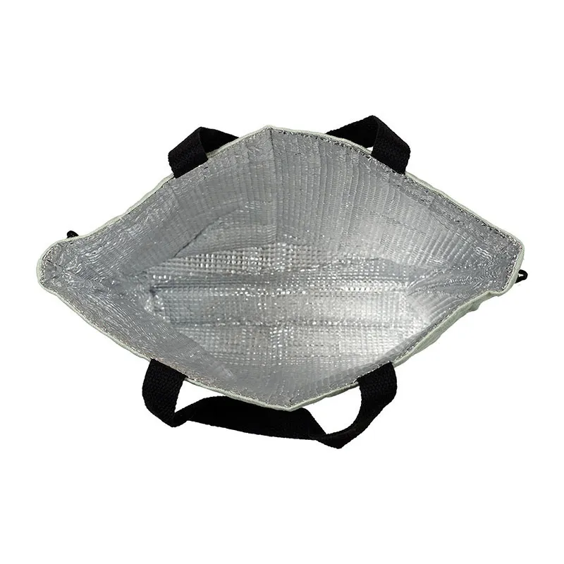 Lunch bag fraicheur en tissu Vert - 29x30cm-2