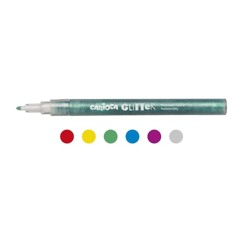 Feutres à paillettes - 6pcs-2