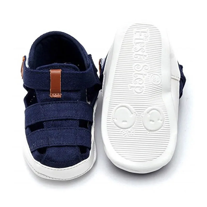 Sandales Velcro - Marine-1