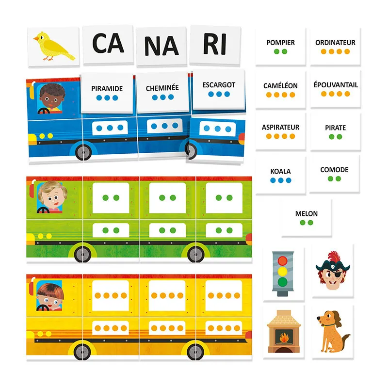 Jeu des Syllabes 36pcs - 36m+-1