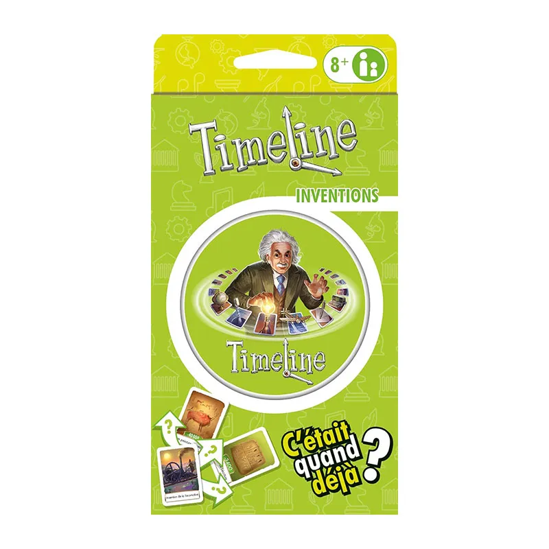 Jeu de société Timeline Inventions - 8+-1