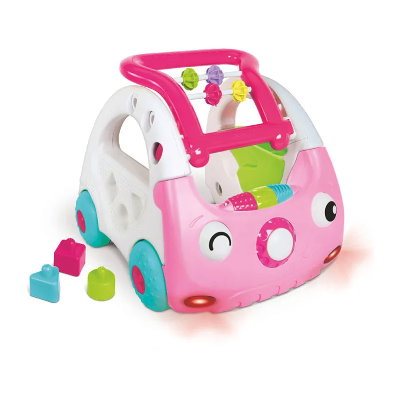 Trotteur d'activités 3en1 Senso Rose - 6m+-6