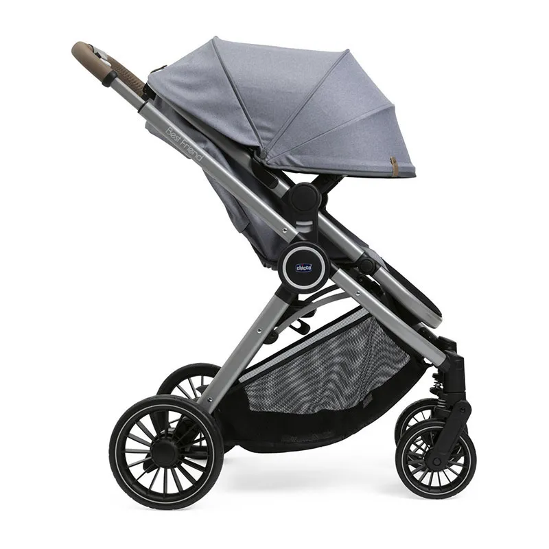 Trio Poussette Best Friend Pro Comfort Magnet Gris - 0m+-4