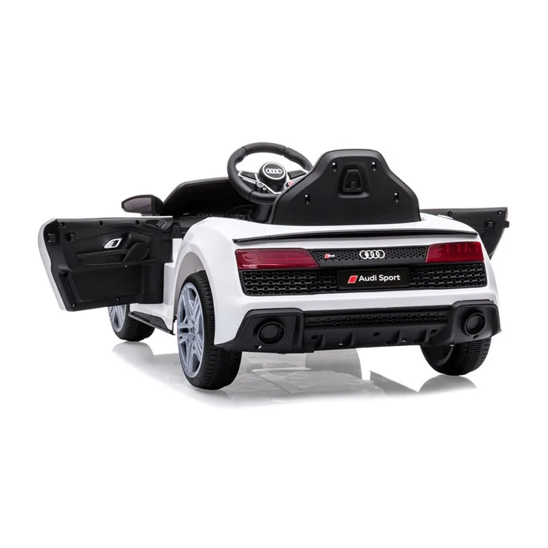 Voiture à batterie Audi R8 Spyder Blanc  - 36m+-8
