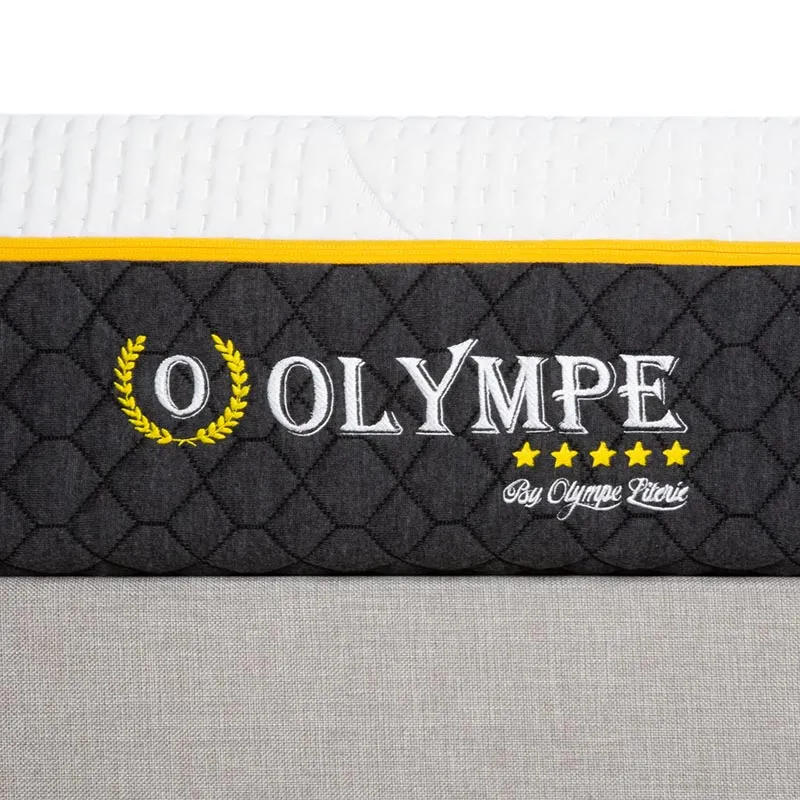 Matelas Mém. de forme + Sommier Bois + Accessoires Olympe -7