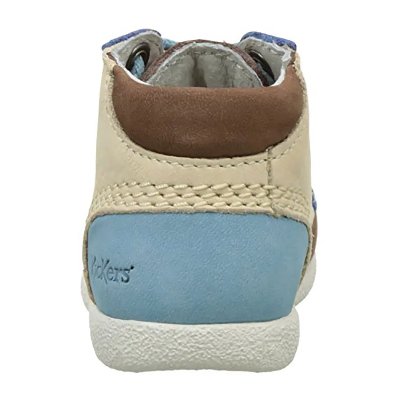 Bottillons Babystan - Beige/Bleu-3