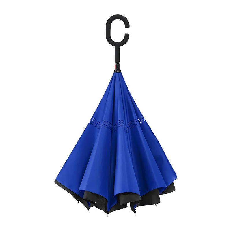 Parapluie ouverture inversée Impliva - Bleu-2