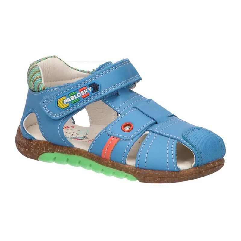 Sandales scratch Rivet - Bleu-1