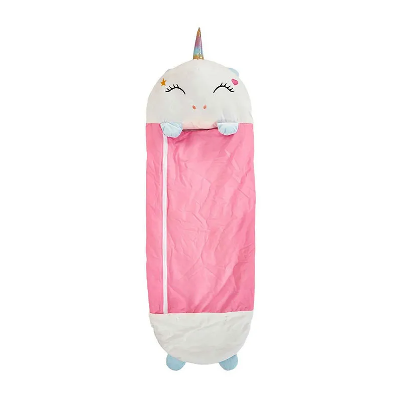 Sac de couchage Licorne Rose/Blanc - 130x50cm-1