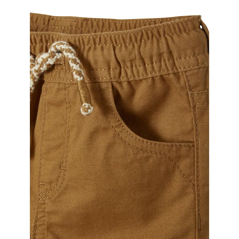 Short élastiqué - Camel-2