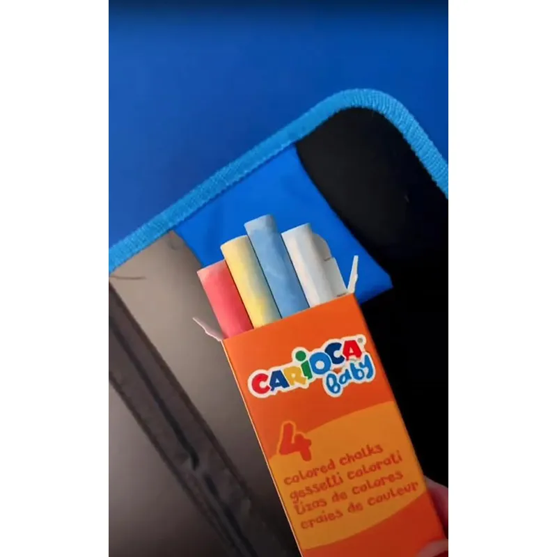Kit de dessin portable Ardoise + 4 Craies Baby - 5pcs-4