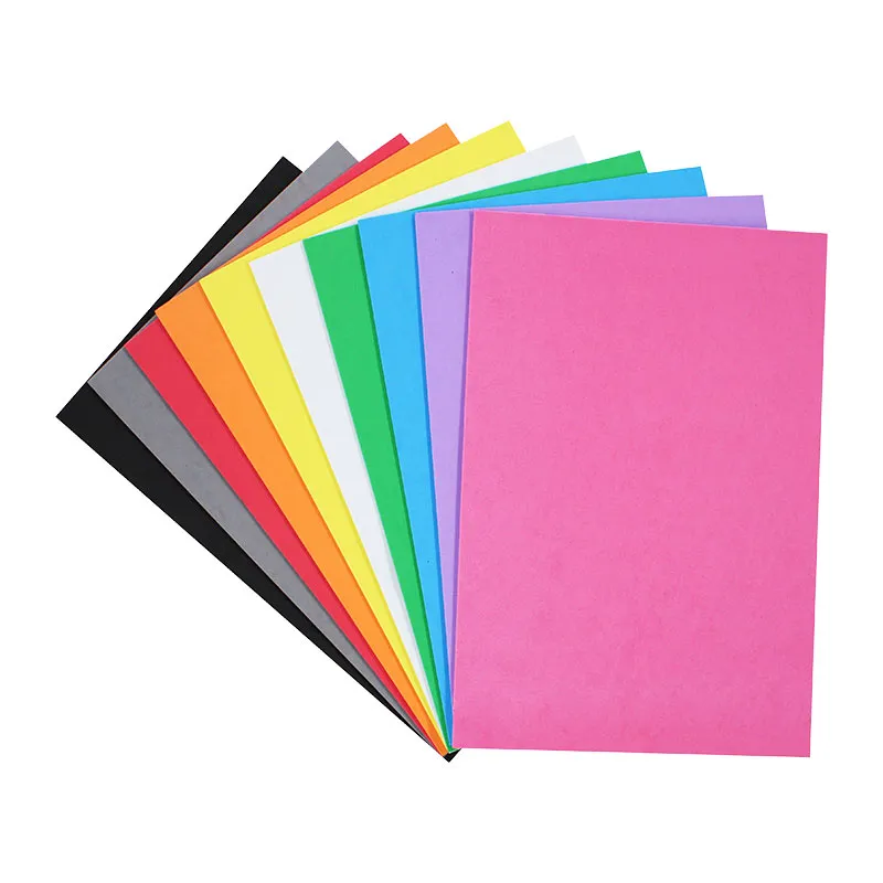 Feuilles mousse EVA Multicolore 20x30cm 10pcs - 3+-0