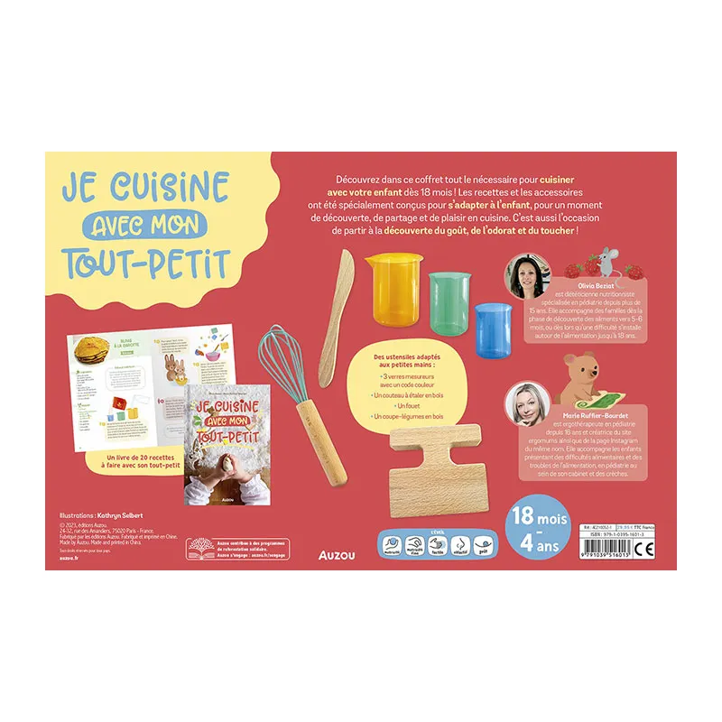 Coffret d'activités Je cuisine avec mon tout-petit - 18m+-3