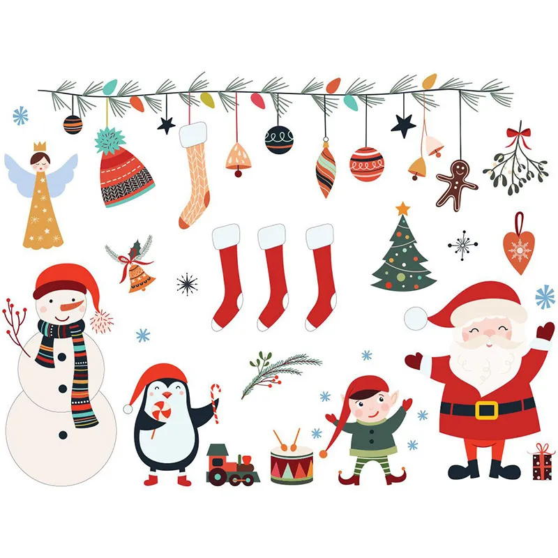 Stickers - Père Noël & déco. de Noël-2