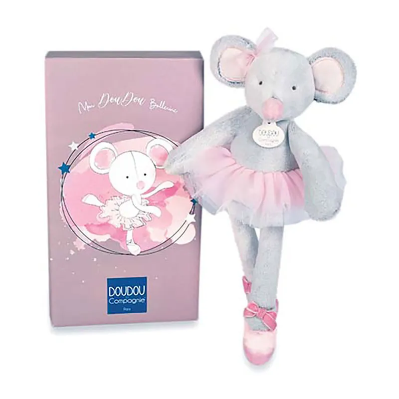Doudou Ballerine Souris - 17x8x31cm-0