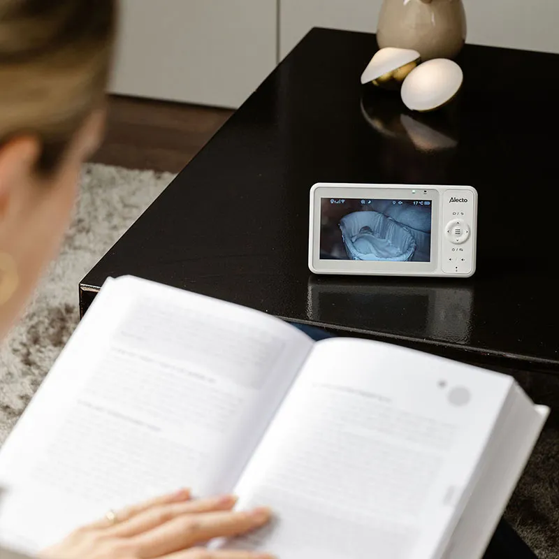 Babyphone Caméra 5" Veilleuse DVM2050 - Blanc-10