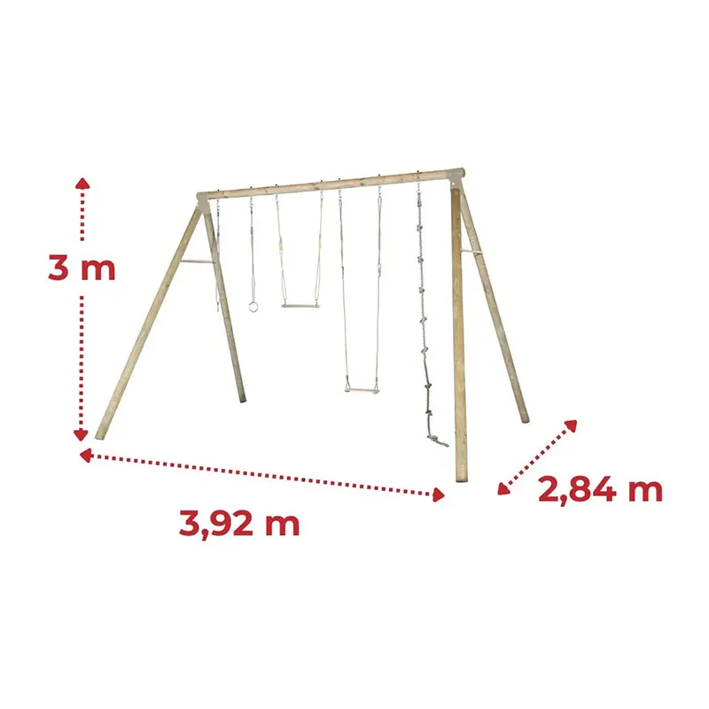 Portique Bois Oliver 3m - 14+-7