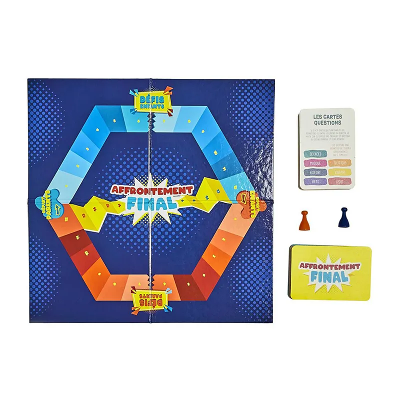 Jeu des défis Parents/Enfants 63pcs - 30x30cm-0