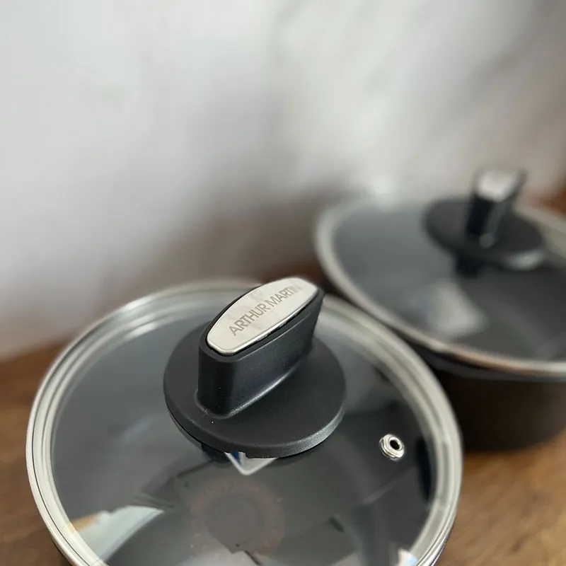 Batterie de cuisine 12pcs Alu. - Tous feux dont Induction-1