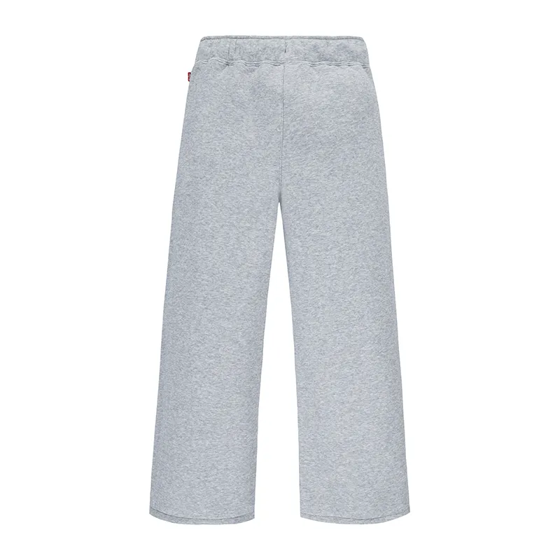 Pantalon polaire Enfant Wide leg - Gray Heather-1