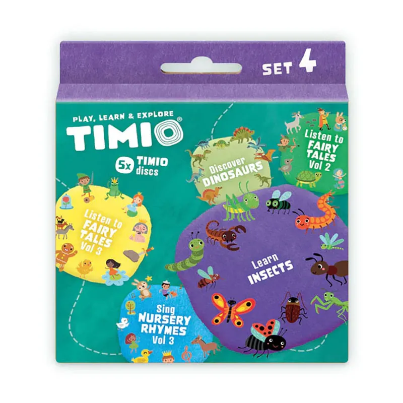 5 Disques pour lecteur Timio Set 4 - 24m+-1
