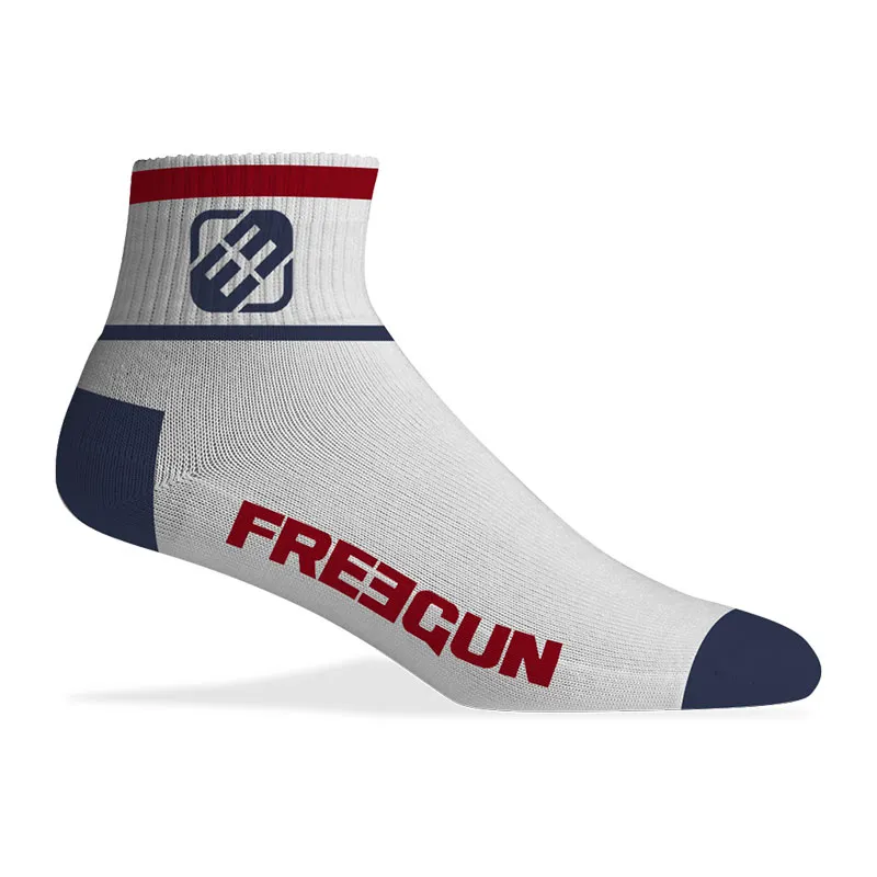 6 paires de socquettes Homme Logo - Noir/Gris/Blanc/Bleu-1