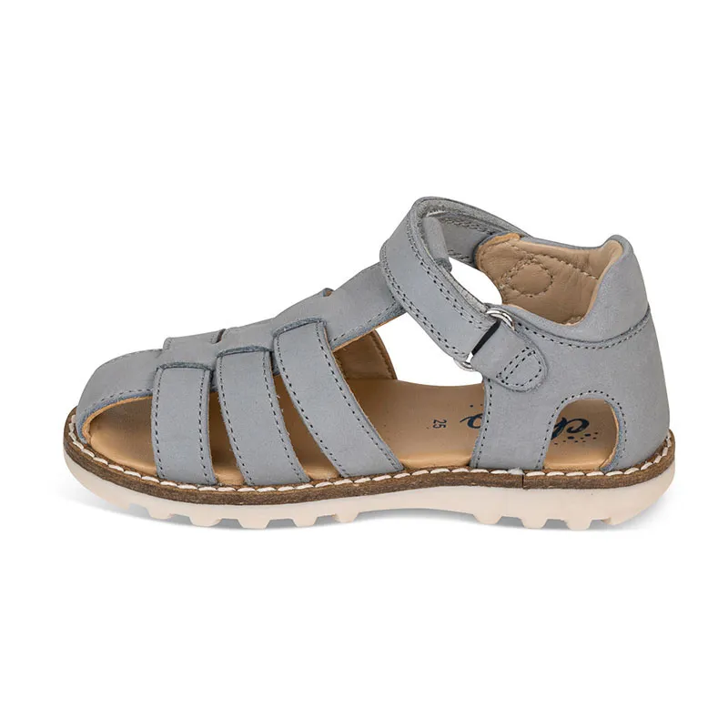 Sandales semi-ouvertes Paolo Cuir - Gris-2
