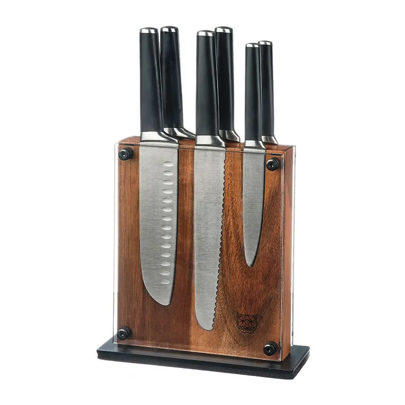 Bloc 6 couteaux de cuisine Jona Rauma - Lame 9/13/18/20cm-0