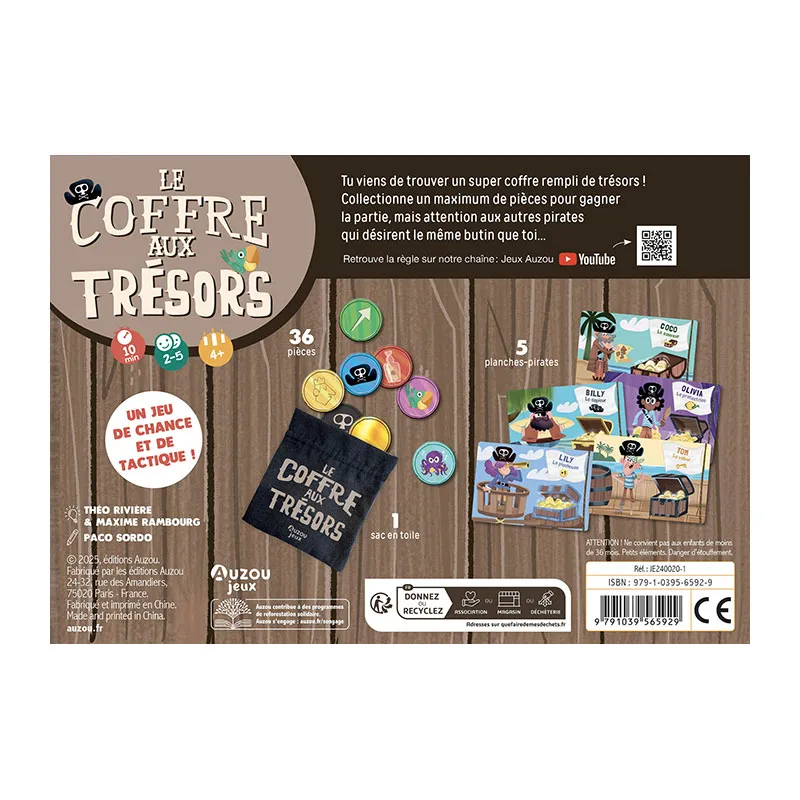 Le coffre aux trésors - 4+-3