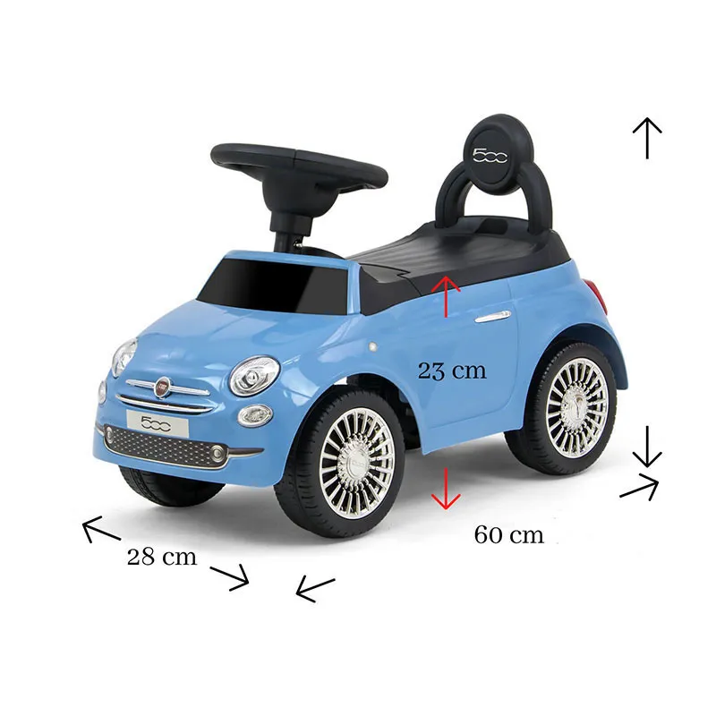 Porteur Fiat 500 Bleu - 12m+-1