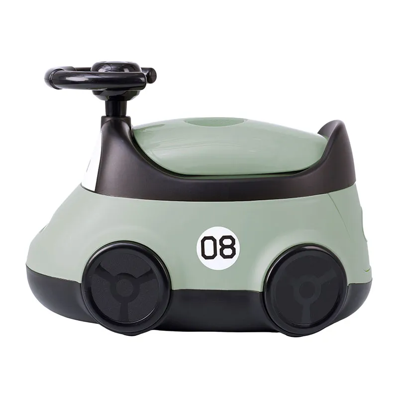 Pot d'apprentissage Voiture - Vert sauge-4