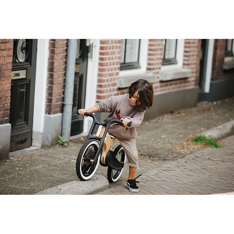 Draisienne 2en1 Cruise Noir/Naturel - 24m+-4