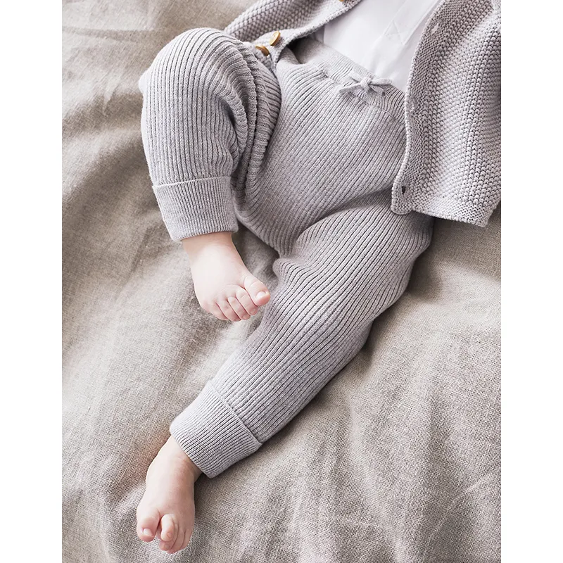 Legging  tricot BIO - Gris-0