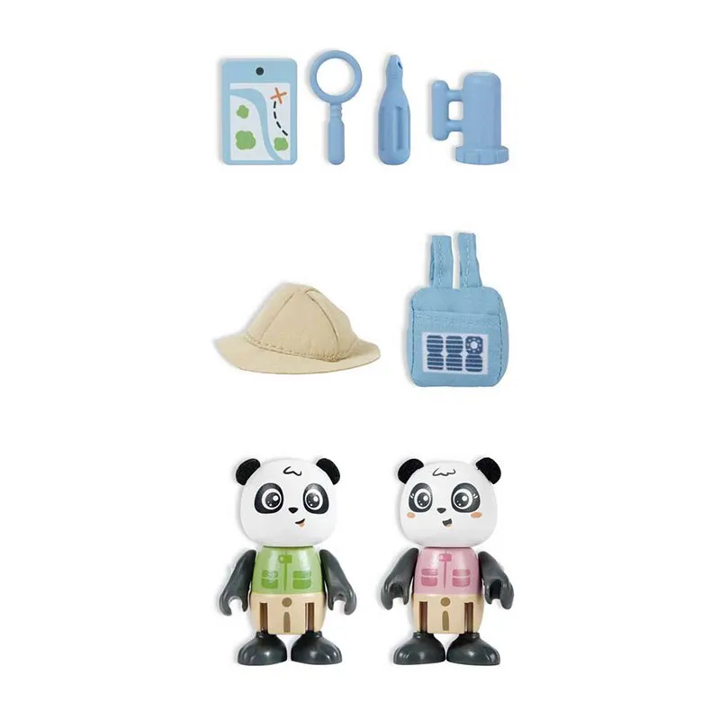 Figurines Sam et Pam l'énergie solaire Green Planet - 36m+-1
