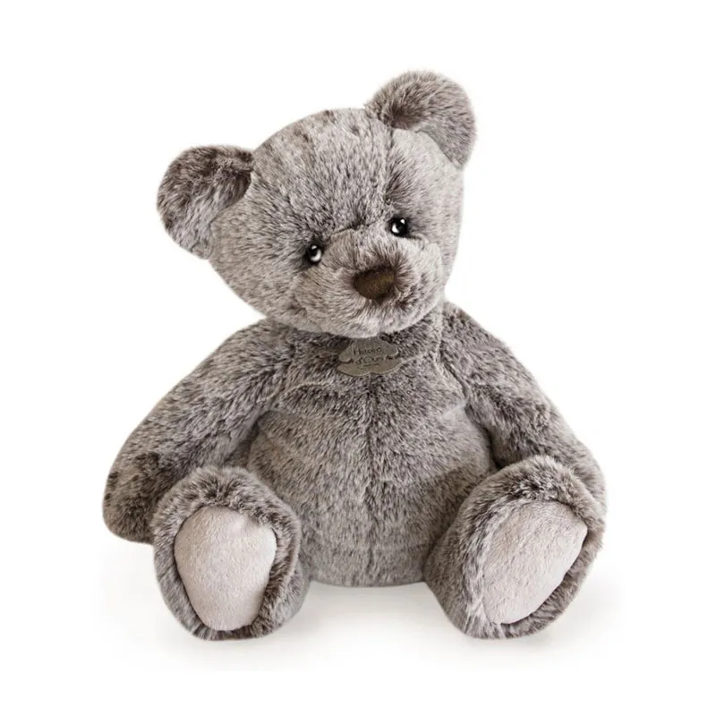 Peluche Ours mousse Gris cendré - 40cm-0