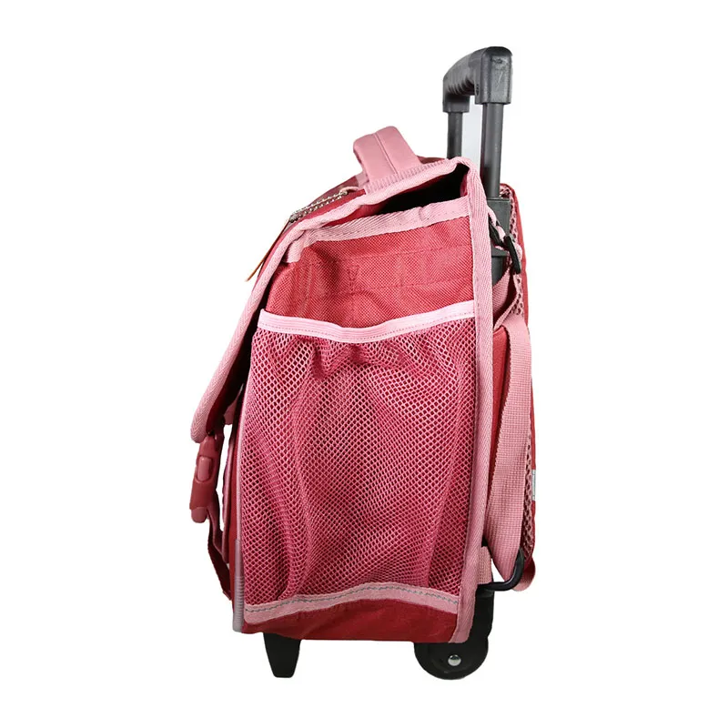 Cartable à roulettes Cybel Rose - 38x34cm-2
